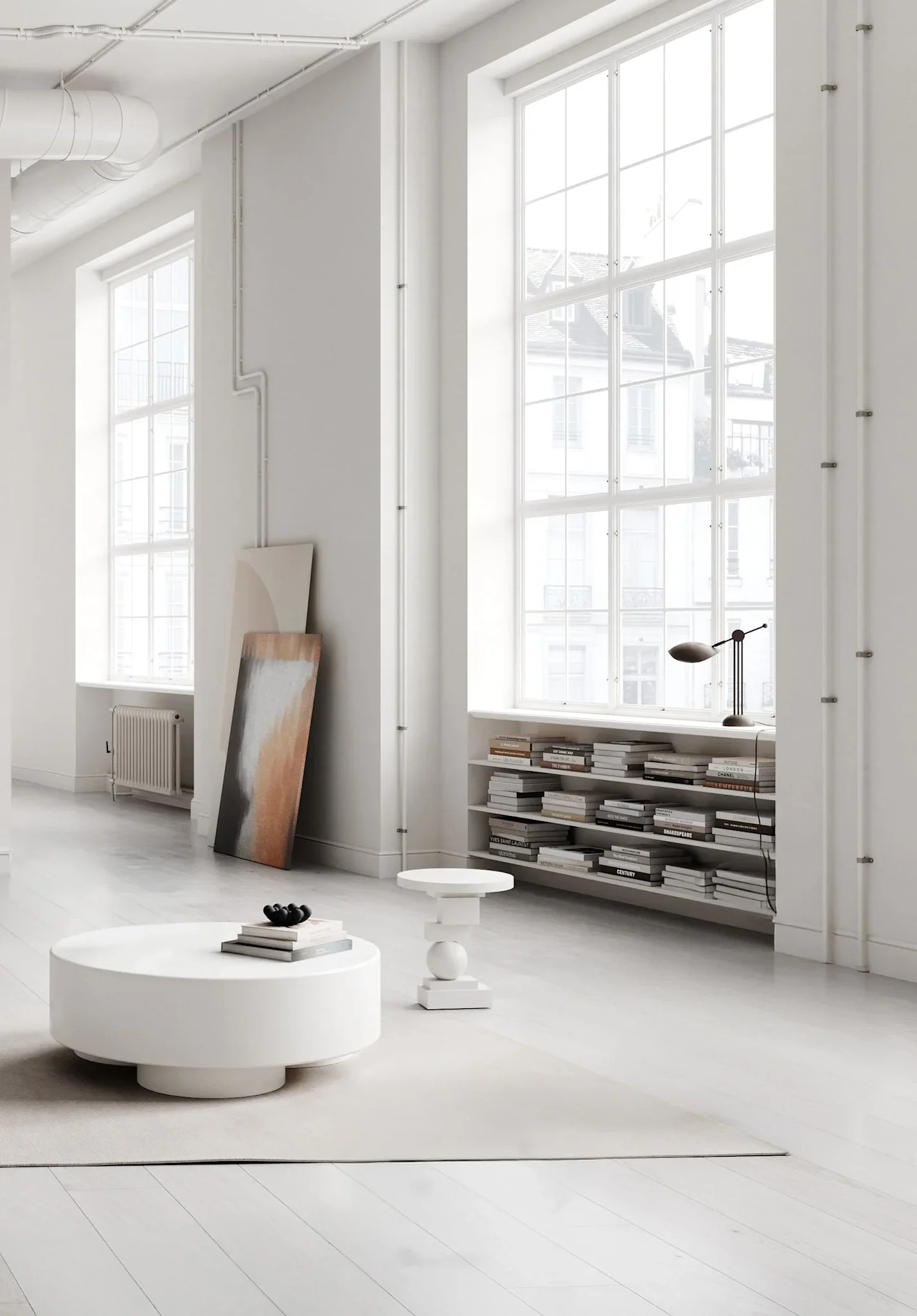 101 CPH Big Foot Coffee Table, Big - Bone White