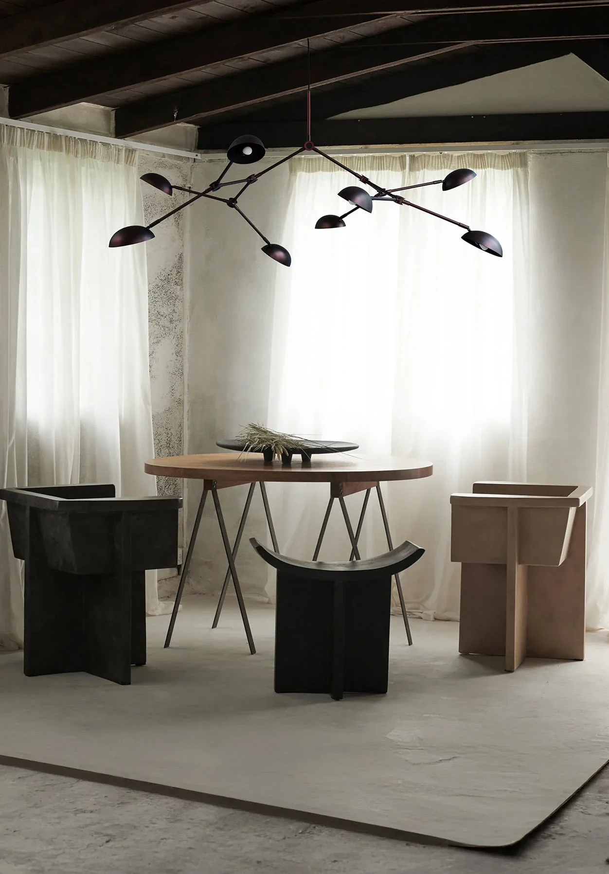 101 CPH Drop Chandelier - Burned Black (5M)