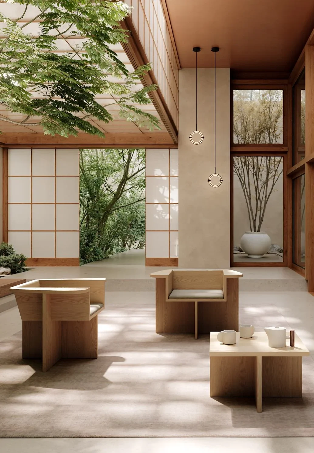 101 CPH Brutus Lounge Chair - Natural Oak