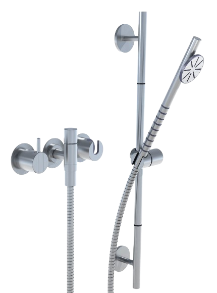 2171S-T65 Build-In Mixer With A Slider And Hand Shower