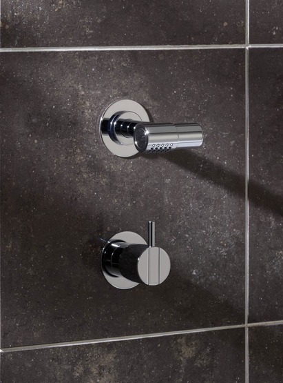 2281 One-Handle Build-In Mixer With Wall-Mounted Head Shower