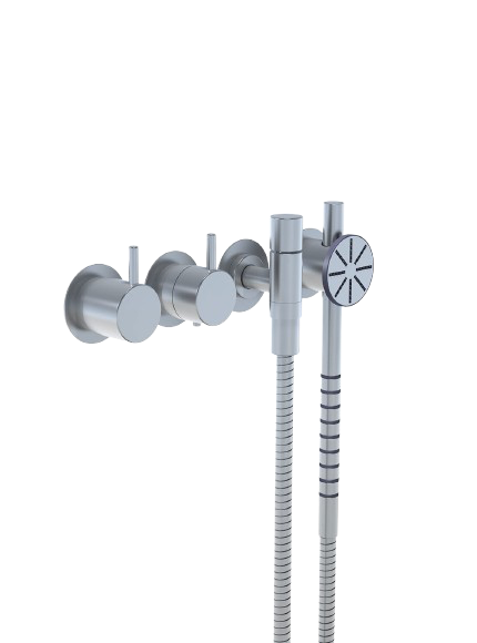 5171S ¾" Thermostatic Mixer With A Hand Shower