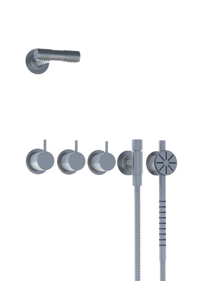 5471S-081D ¾" Thermostatic Mixer Set
