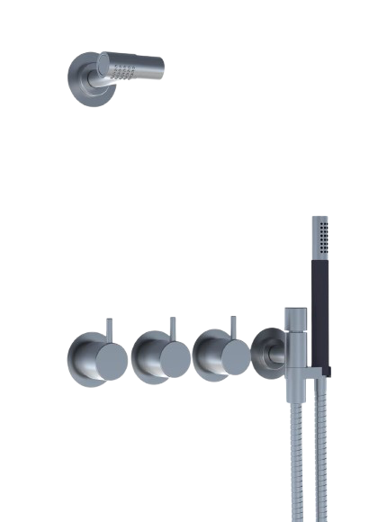 871R-081 Two-Handle Build-In Mixer With Diverter