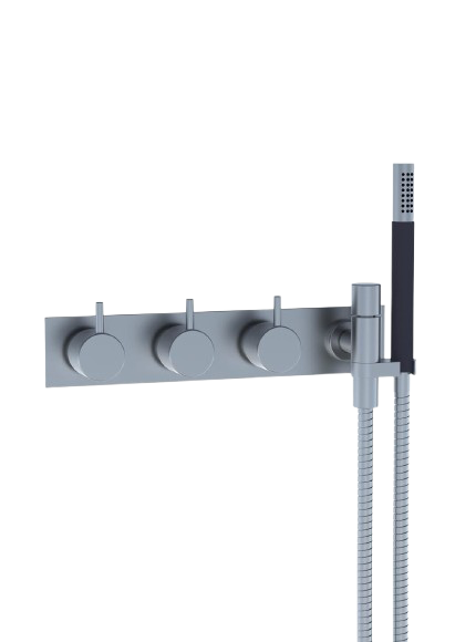 874R Two-Handle Build-In Mixer With Diverter