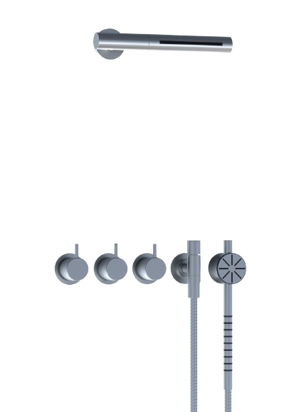 Combi-33S ¾" Thermostatic Mixer And  Water Fall Shower