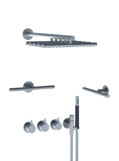 Combi-7 ¾” Thermostatic Mixer With 3-Way Diverter.