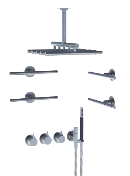 Combi-8 ¾” Thermostatic Mixer With 3-Way Diverter