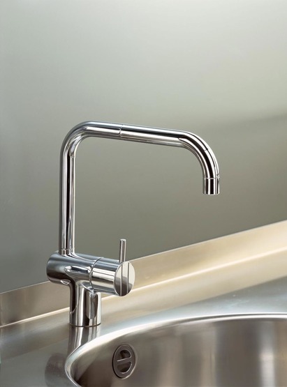 KV1Eb One-Handle Vented Mixer, Double Swivel Spout