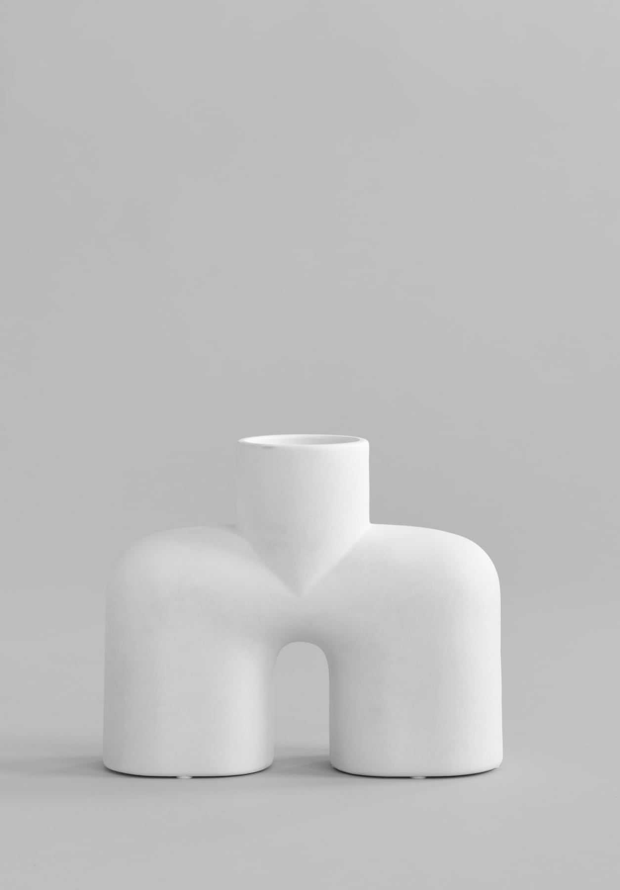 101 CPH Cobra Vase Uno, Medio - Bone White