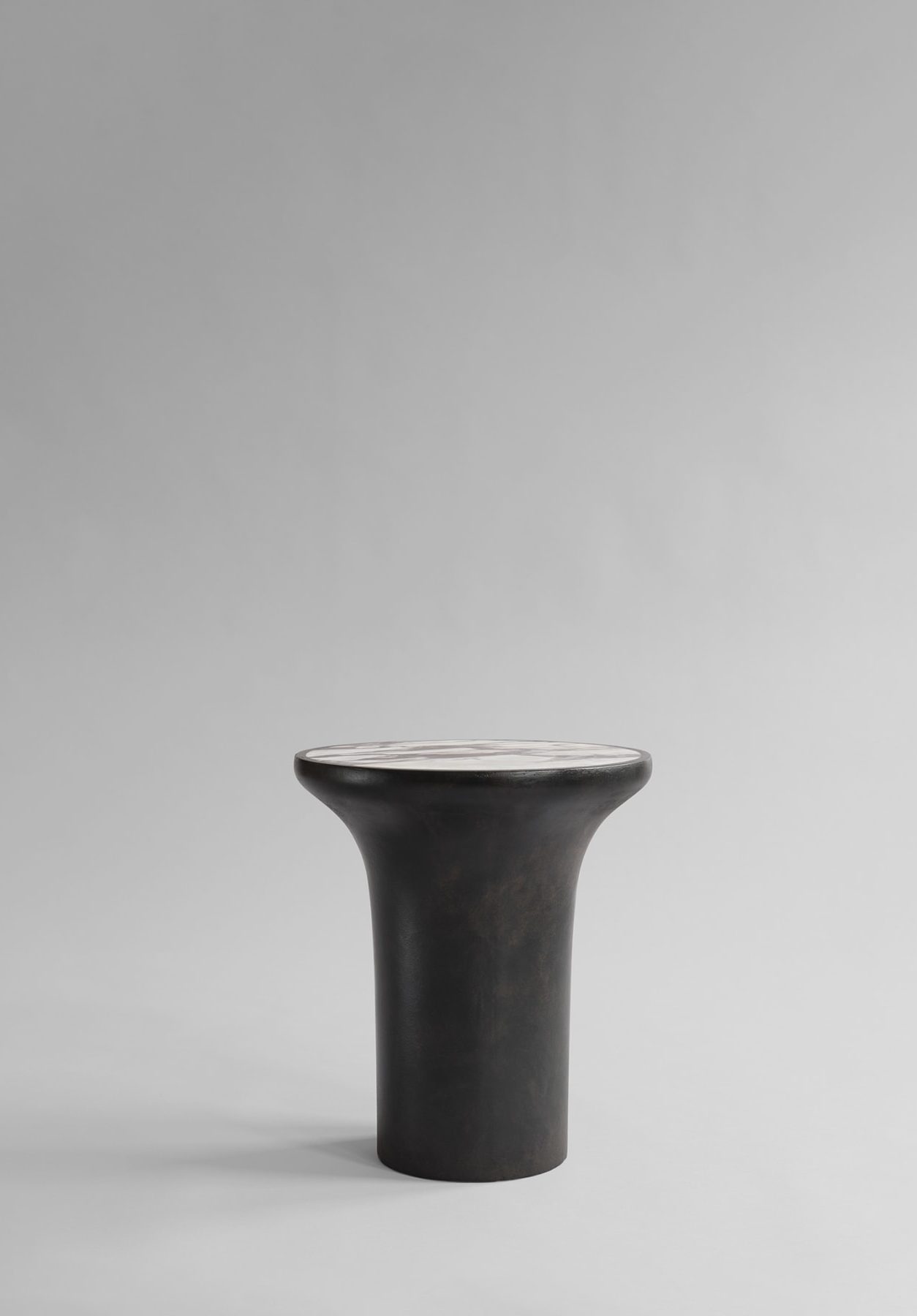 101 CPH Trumpet Table, Tall - Calacatta