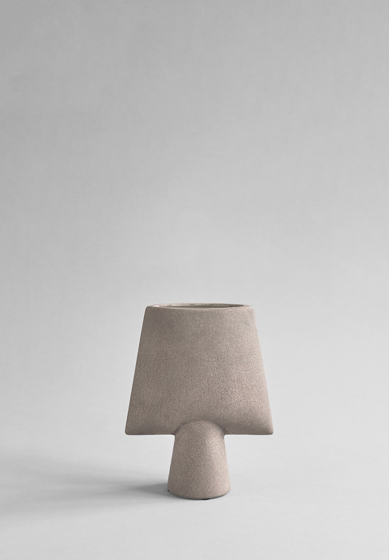 101 CPH Sphere Vase Square, Mini - Taupe