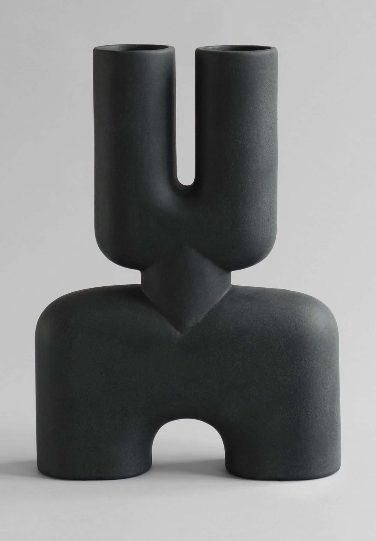 101 CPH Cobra Vase Double, Hexa - Black