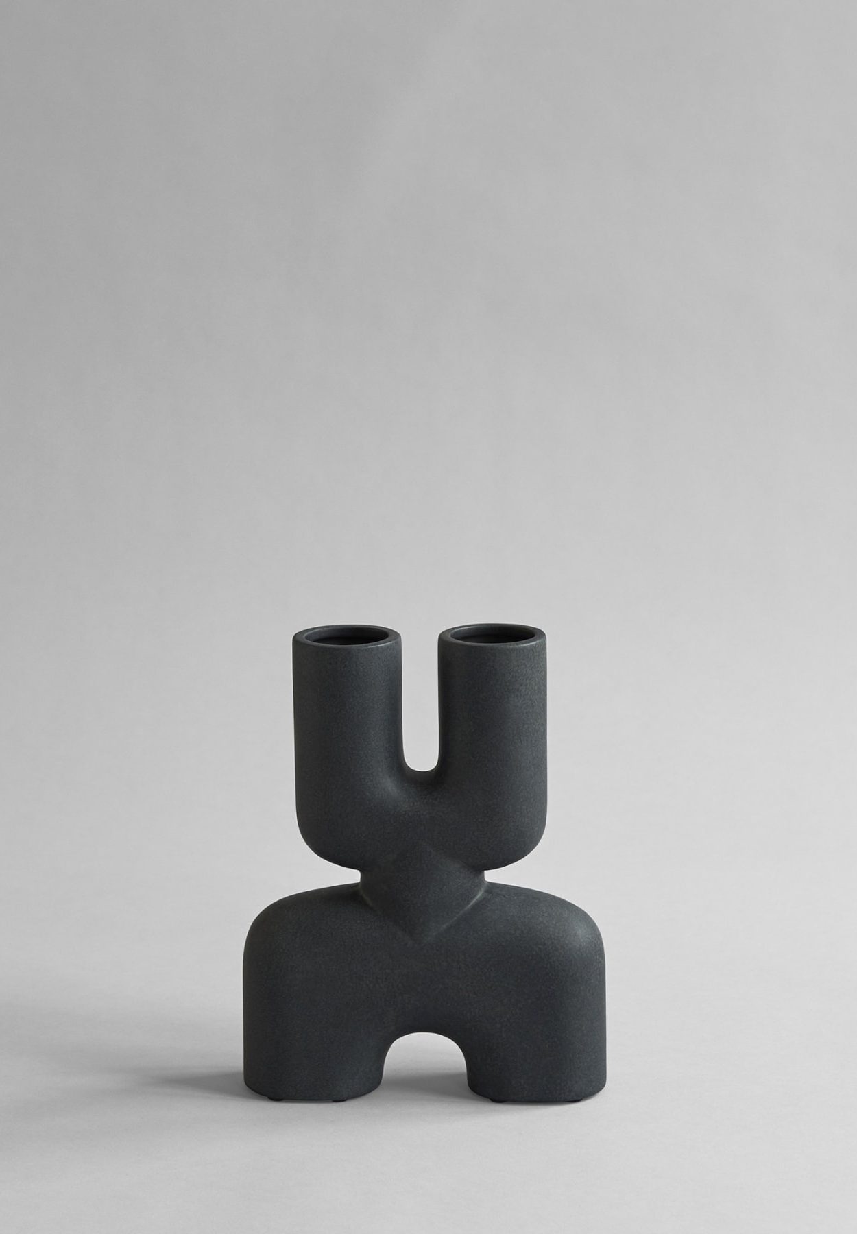 101 CPH Cobra Vase Double, Mini - Black