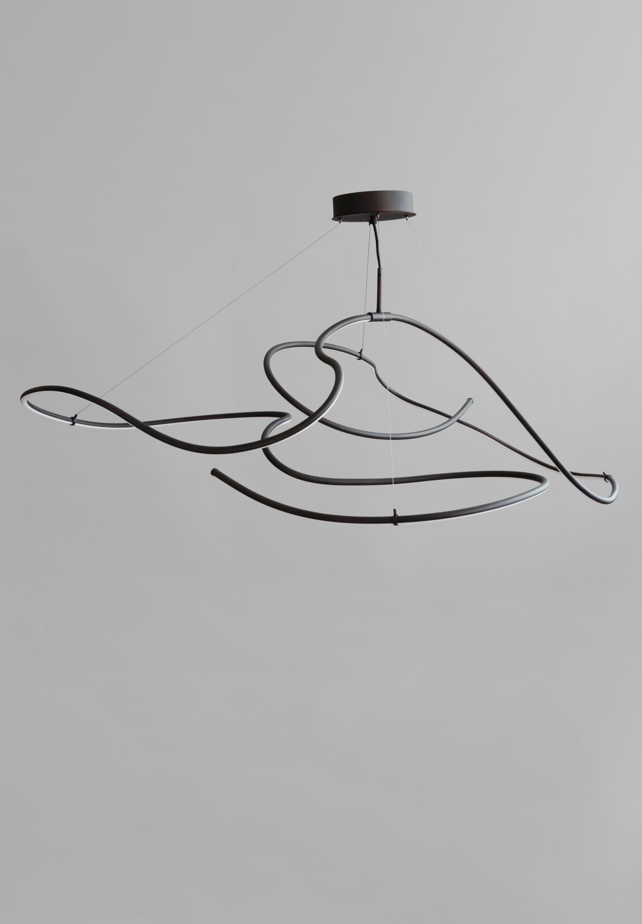 101 CPH Ghost Chandelier, Big - Burned Black