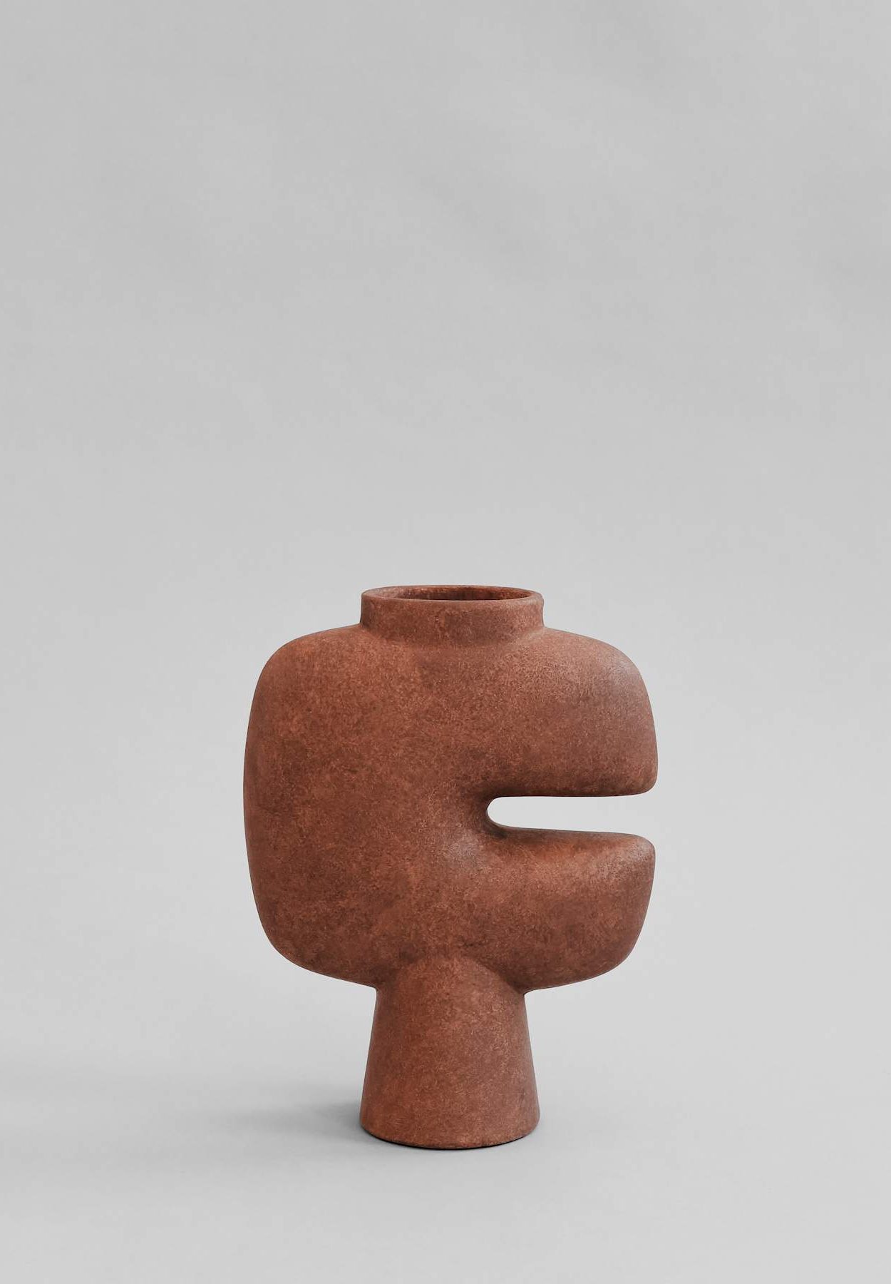 101 CPH Tribal Vase, Medio - Terracotta