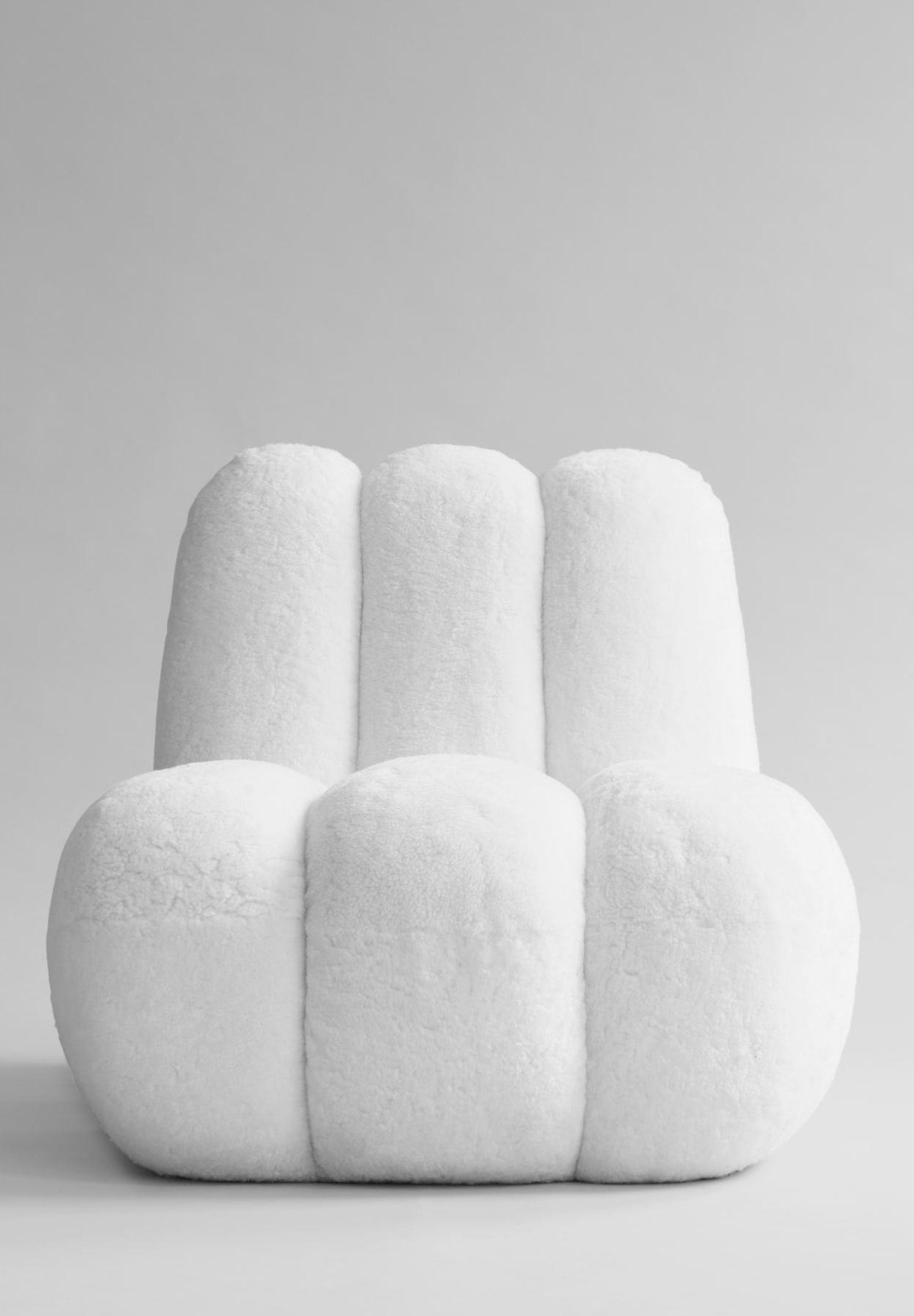101 CPH Toe Chair - White (Sheepskin)