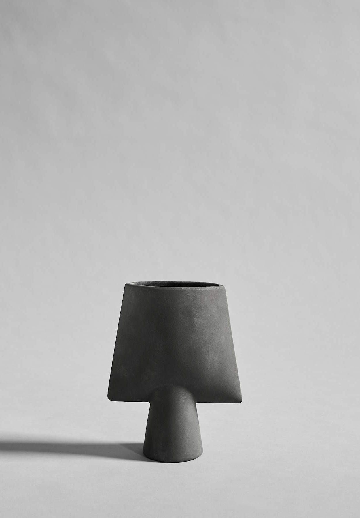 101 CPH Sphere Vase Square, Mini - Dark Grey