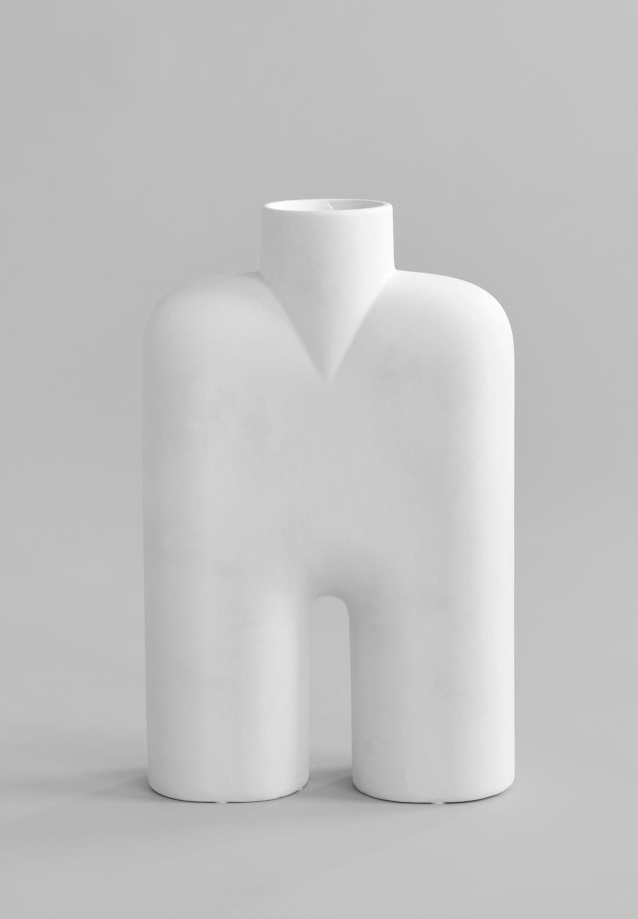 101 CPH Cobra Vase Tall, Medio - Bone White