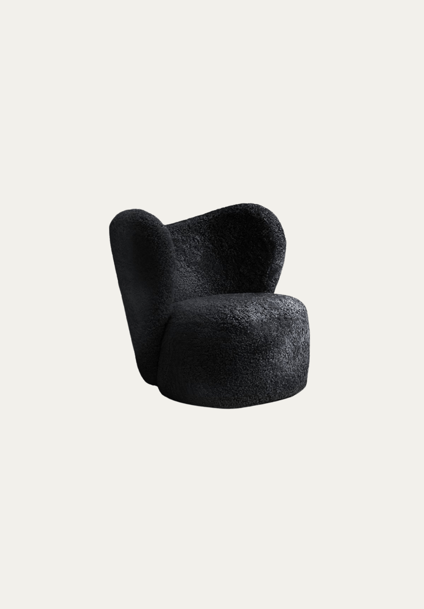Little Big Chair Sheepskin Black 01 | NORR11