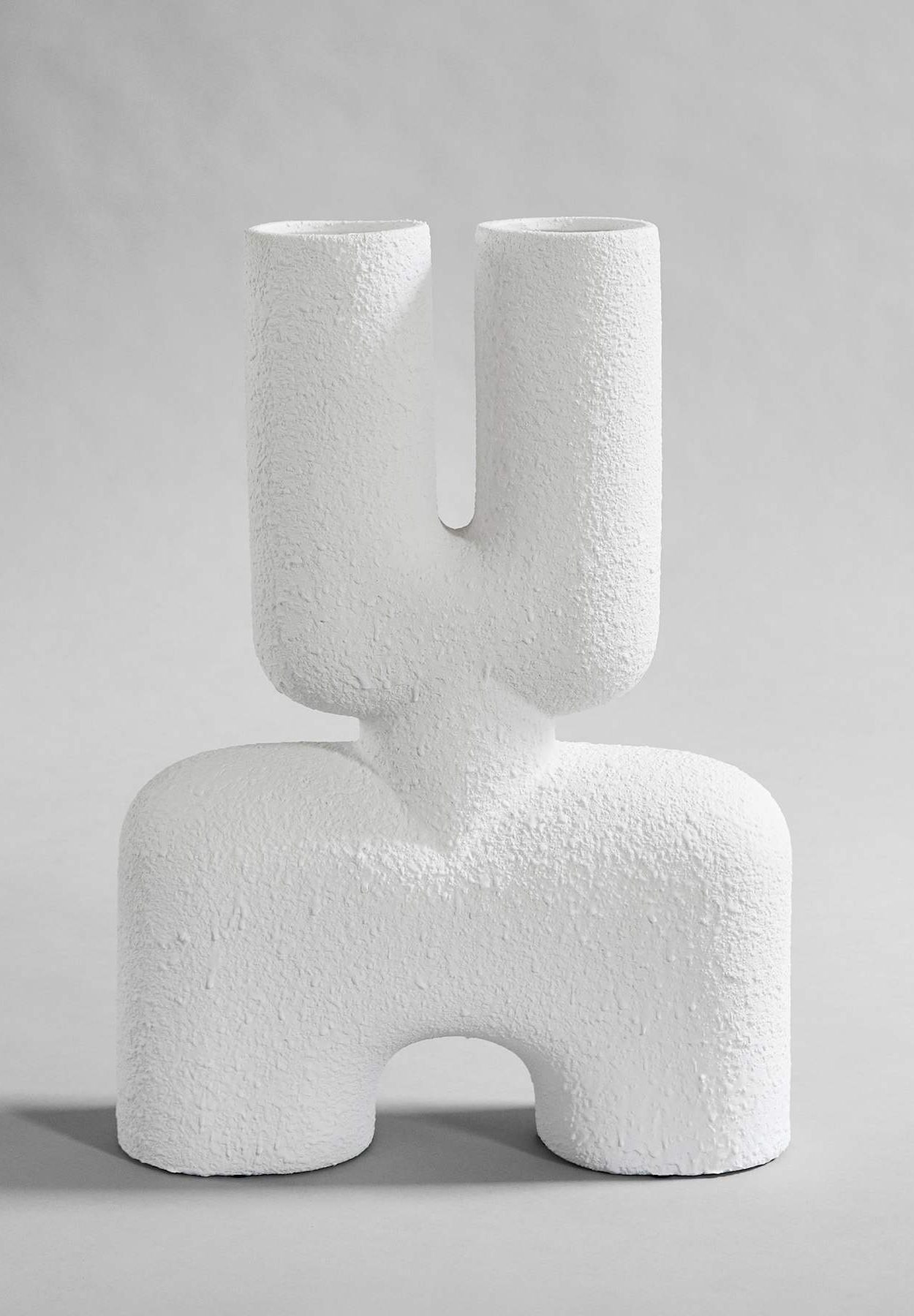 101 CPH Cobra Vase Double, Medio - Bubble White