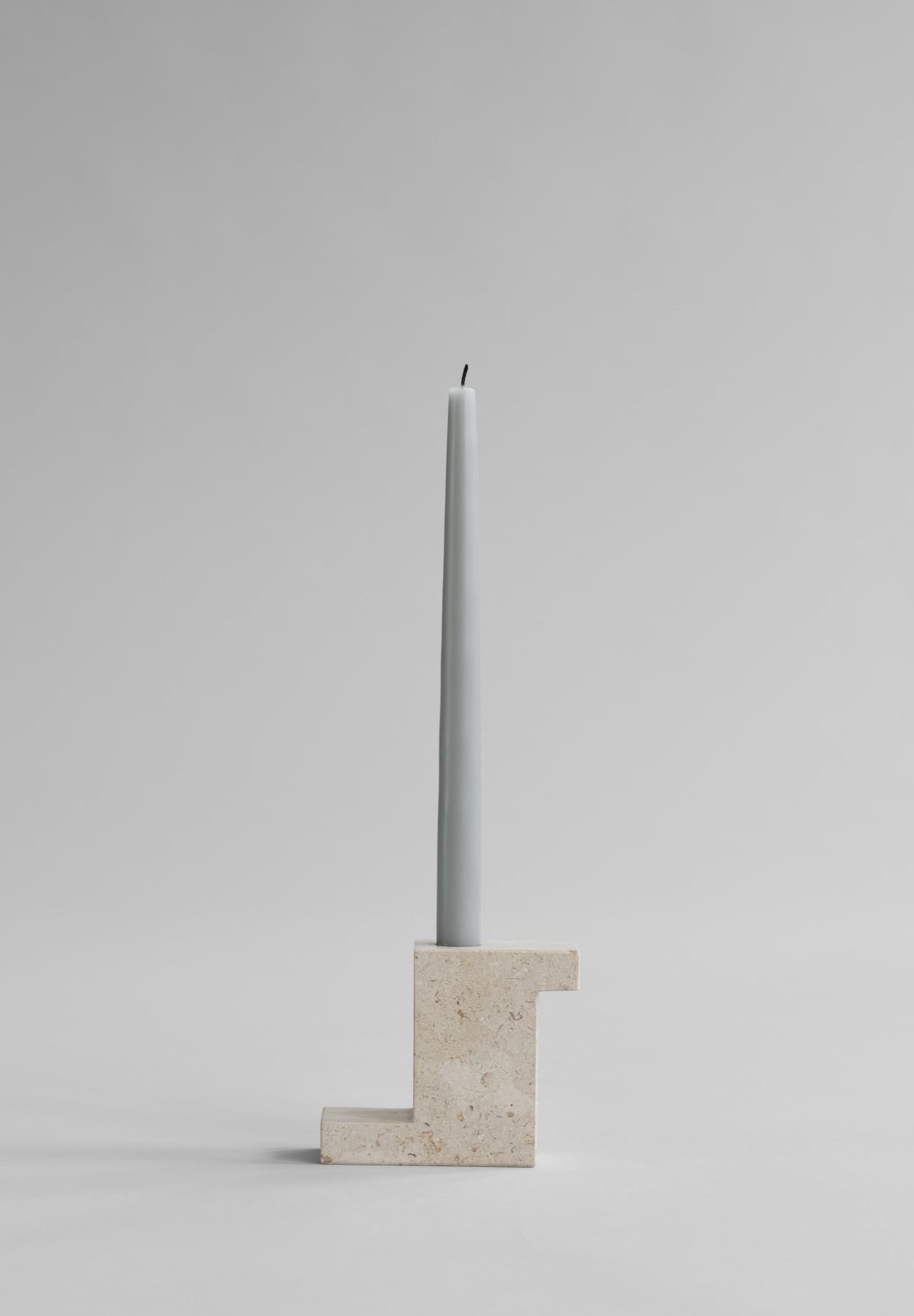 101 CPH Brick Candle Holder, Tall - Limestone