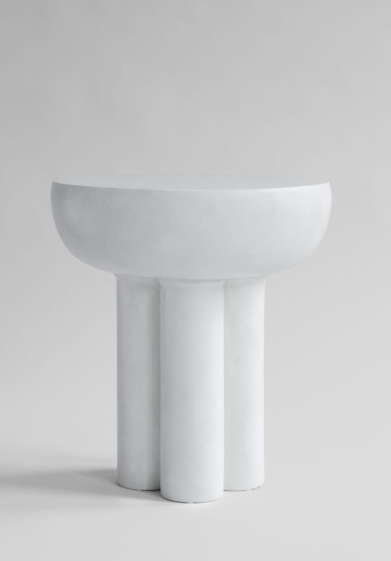 101 CPH Crown Table, Tall - Bone White