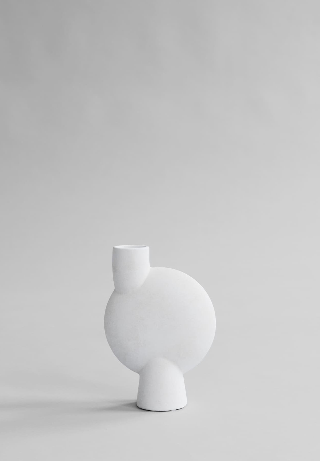 101 CPH Sphere Vase Bubl, Medio - Bone White