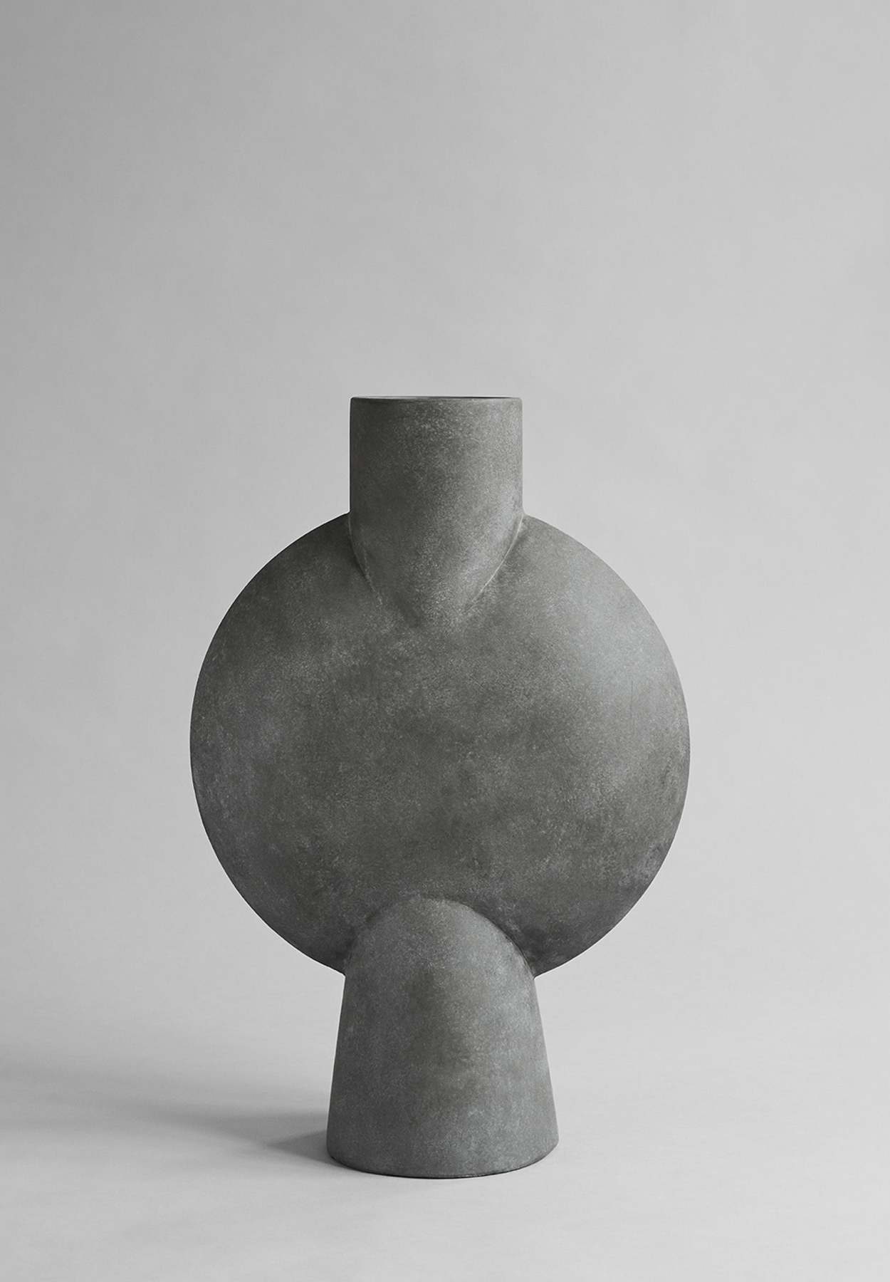 101 CPH Sphere Vase Bubl, Hexa - Dark Grey