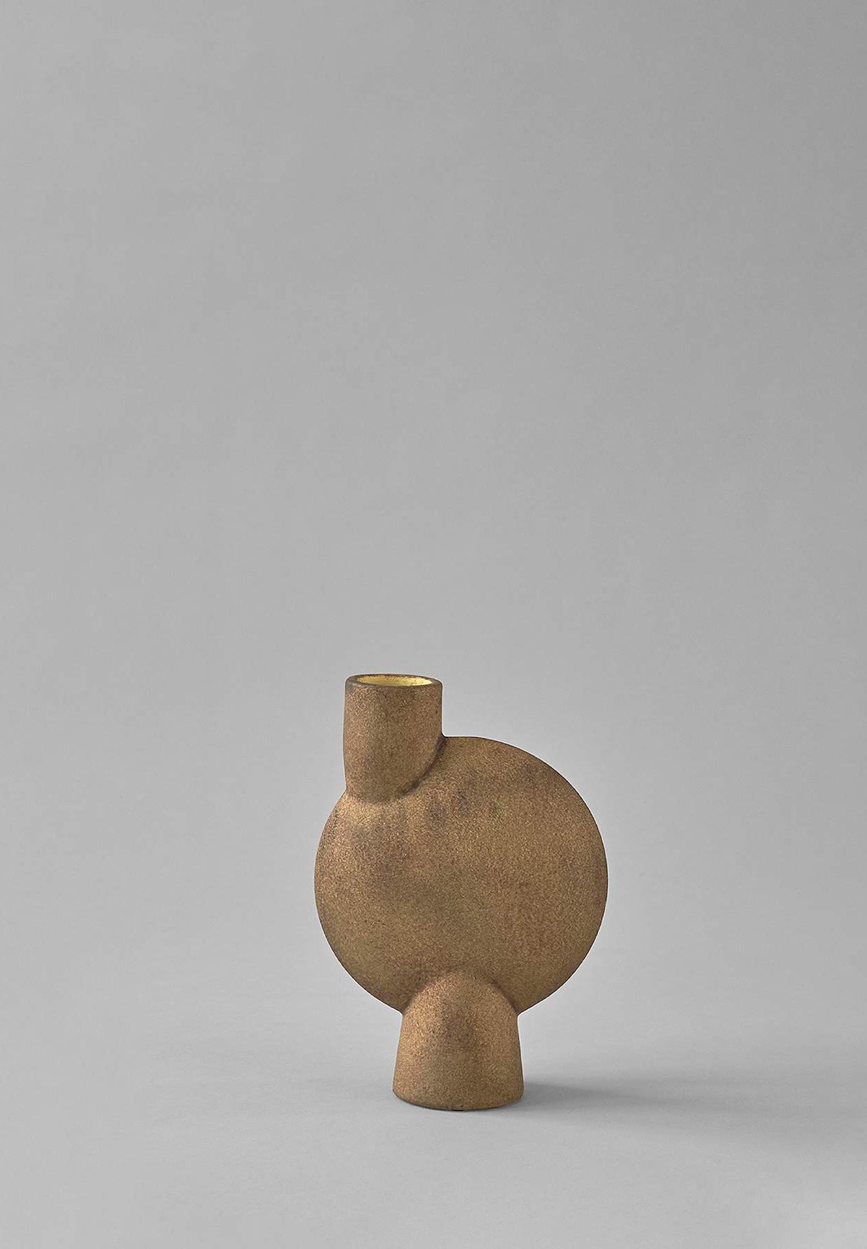 101 CPH Sphere Vase Bubl, Medio - Ocher