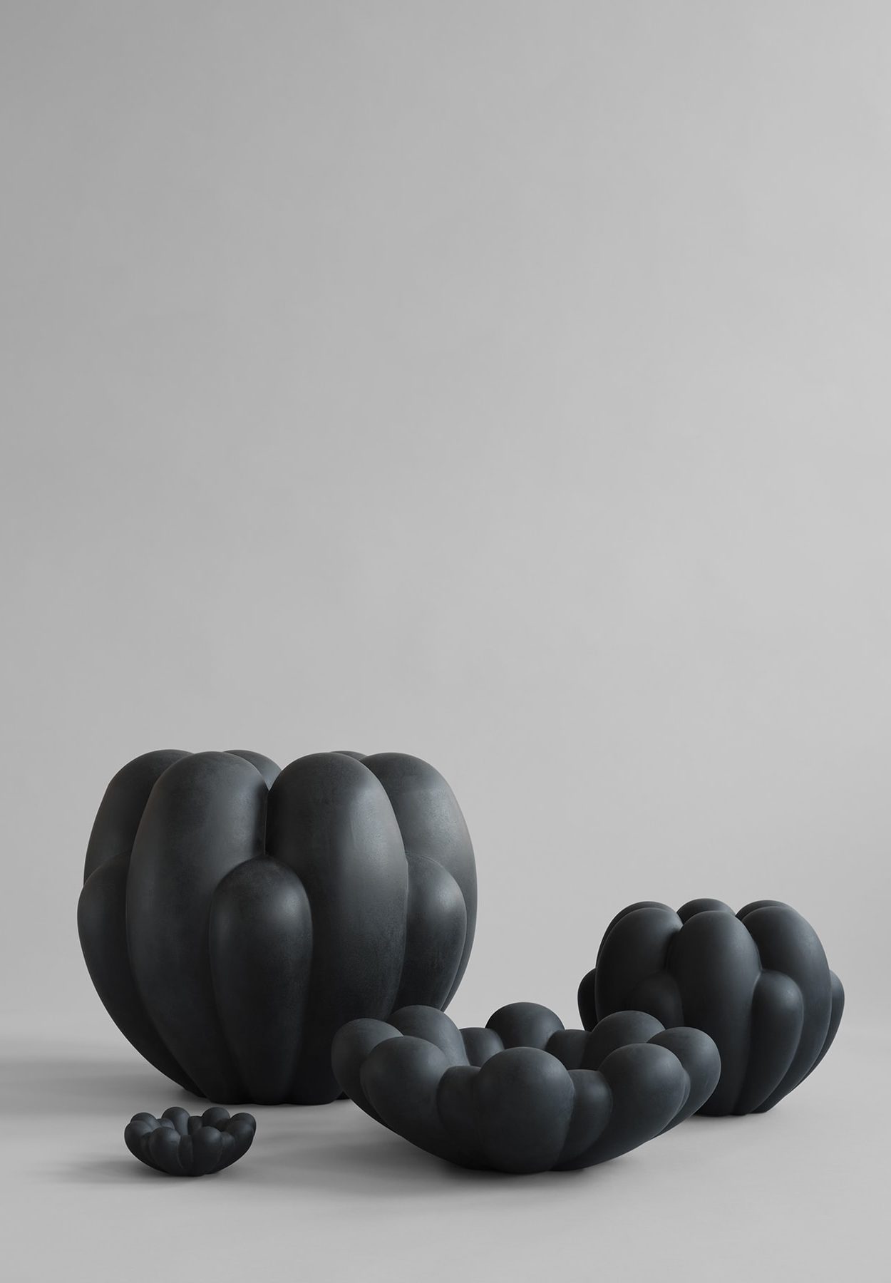 101 CPH Bloom Vase, Big - Black