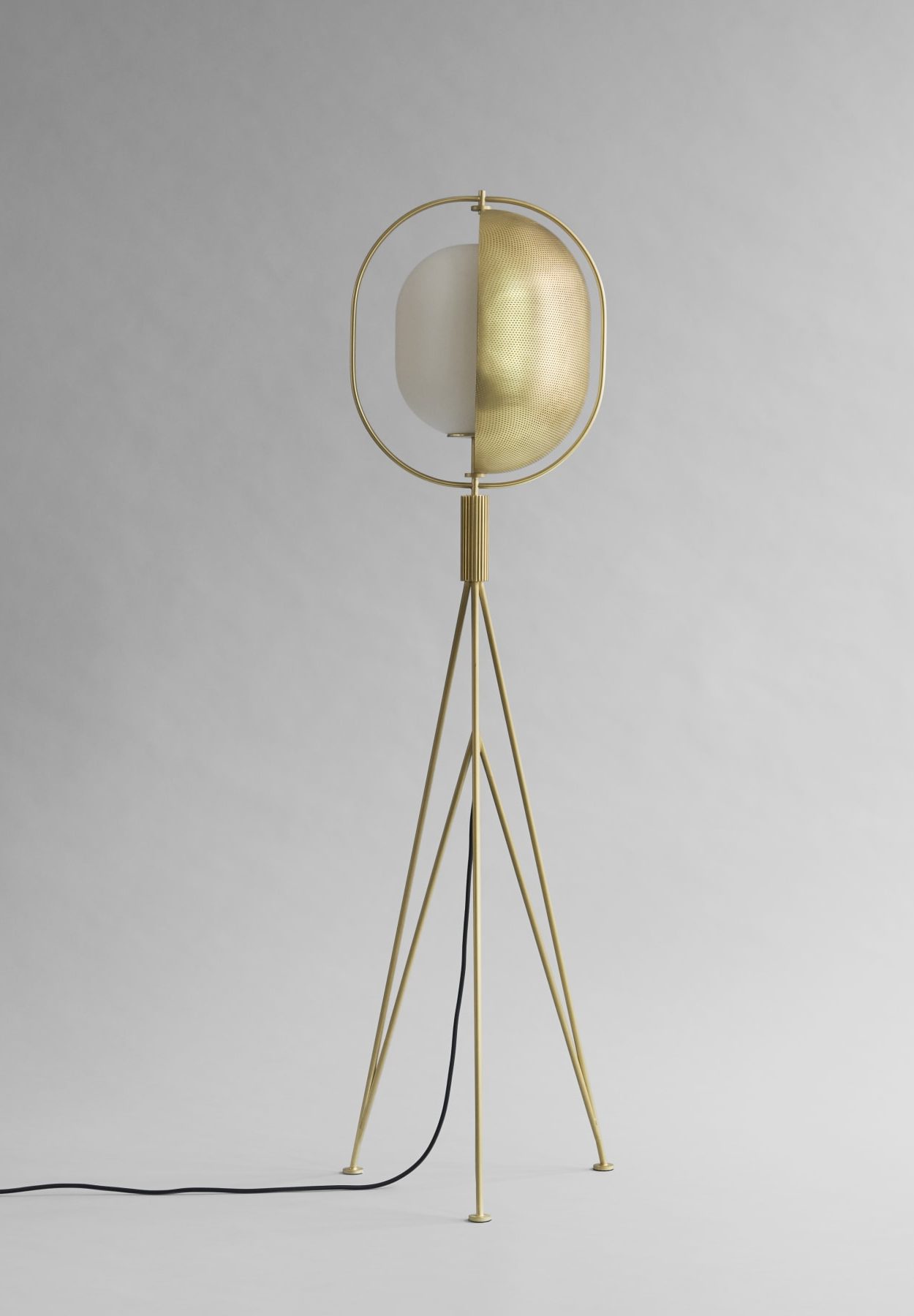 101 CPH Pearl Floor Lamp - Brass