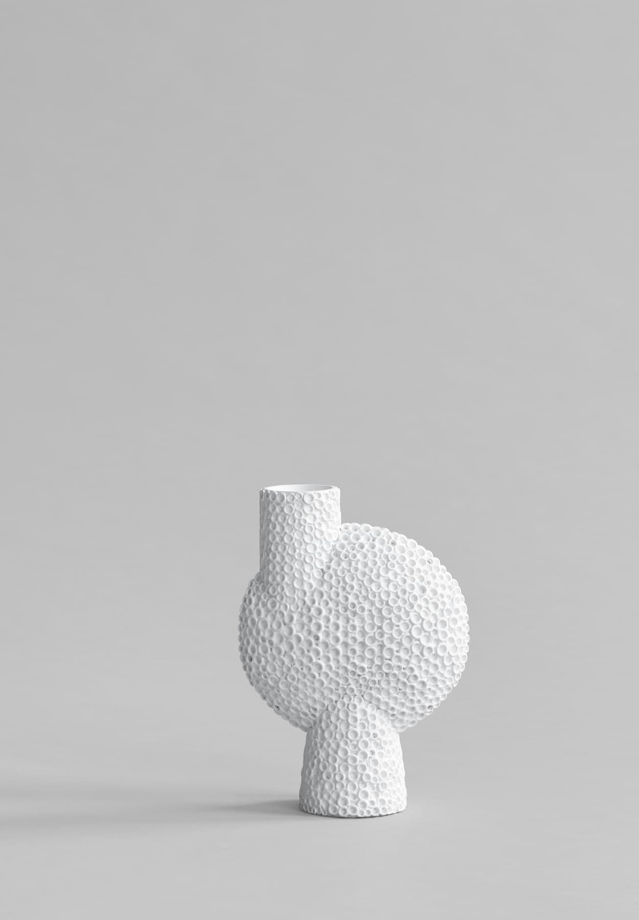 101 CPH Sphere Vase Bubl Shisen, Medio - Bone White