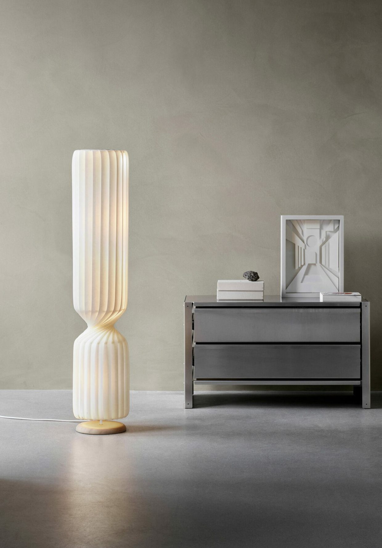 Tr 41 Floor Lamp White With White Cord