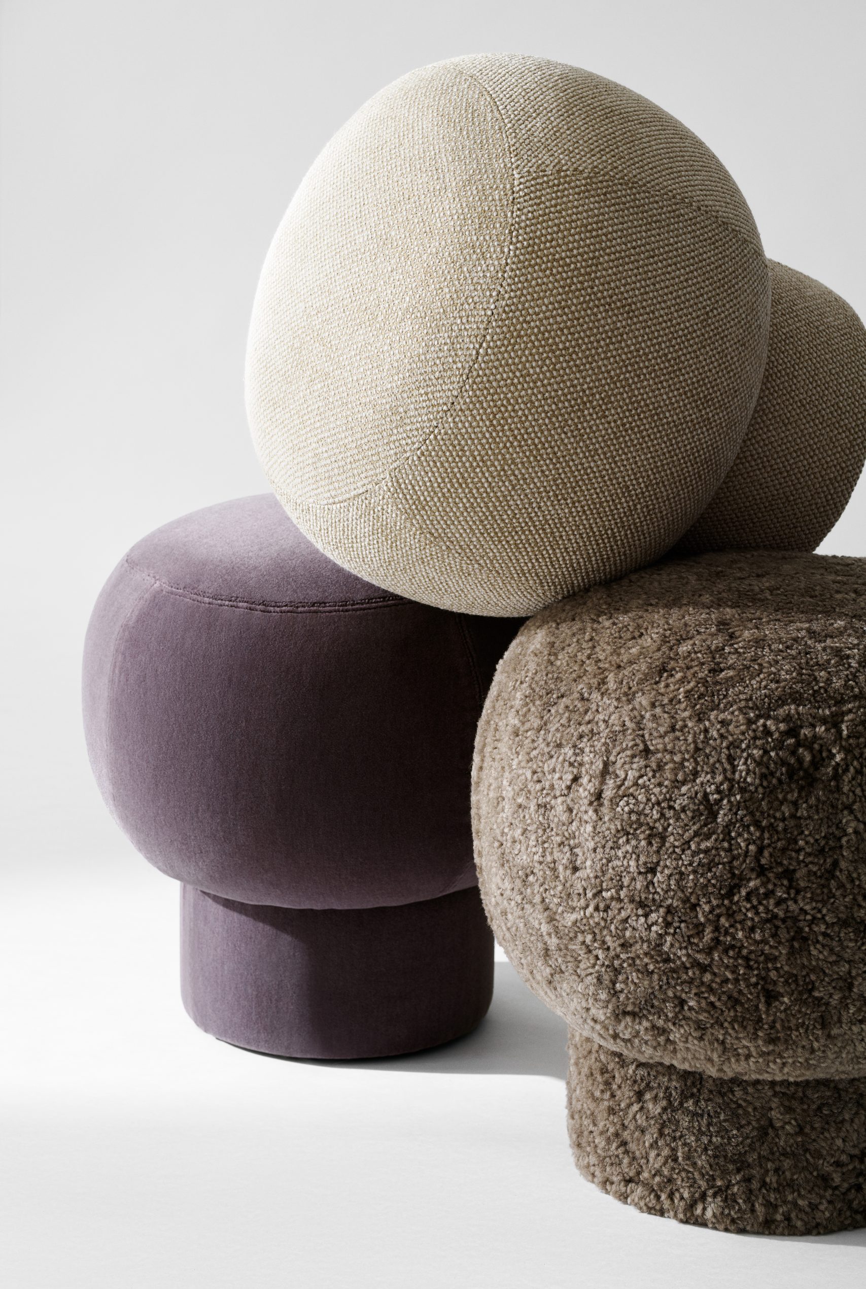 Liège Pouf Sheepskin Sahara 07 | NORR11