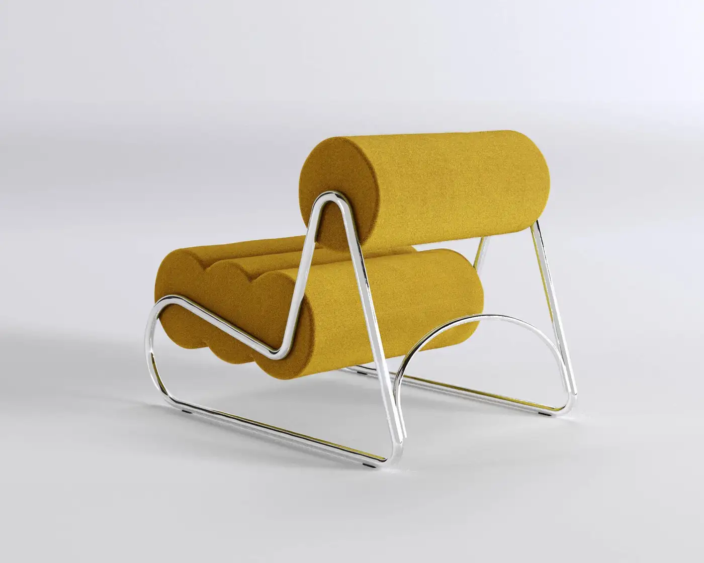 Fave Lounge Chair Hallingdal Col.0457 / Chrome | NORR11 - Image 3