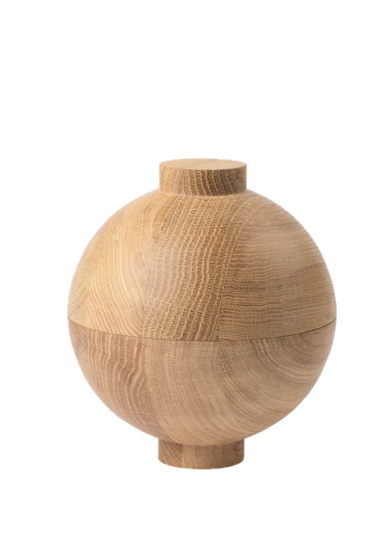 Xl Wooden Sphere | Kristina Dam Studio