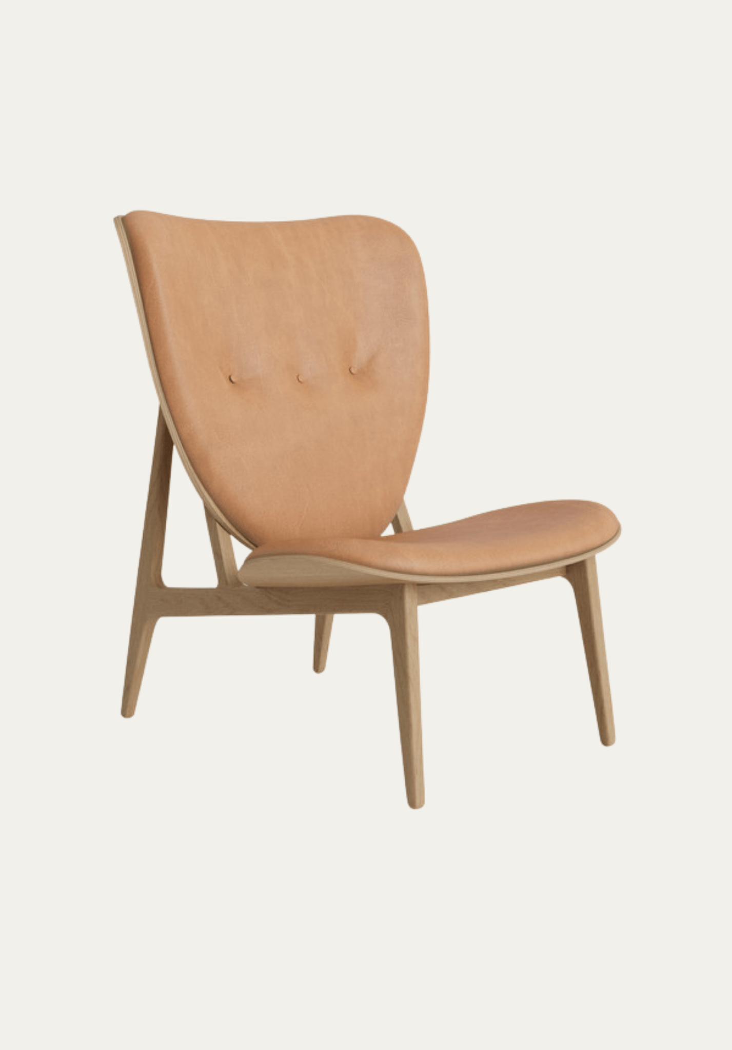 Elephant Lounge Chair Dunes Camel Leather | NORR11