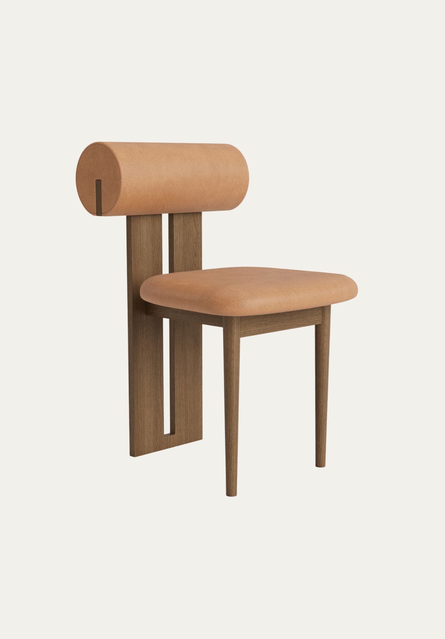 Hippo Dining Chair Leather Dunes Camel | NORR11
