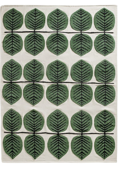 Stig Lindberg Bersa Wool Rug - Birch Green