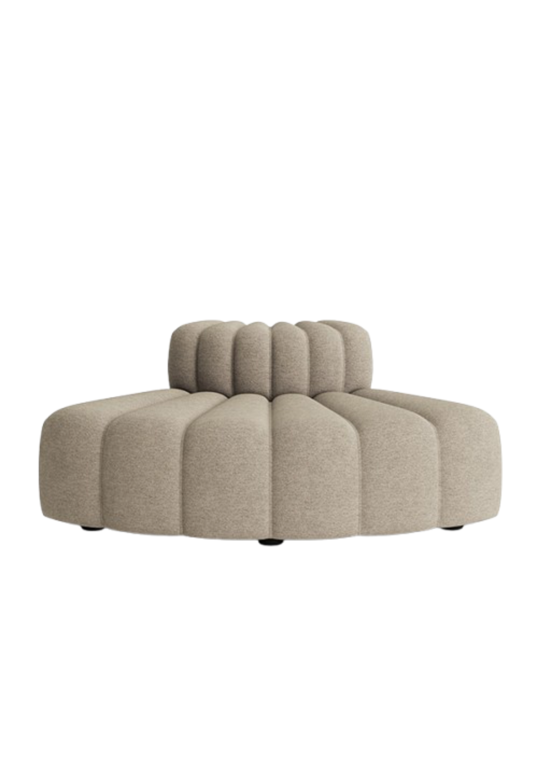 Studio Curve Sofa Barnum Bouclé Col. 3 | NORR11