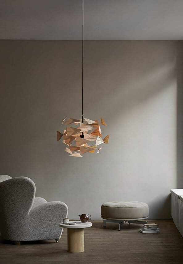 Tr747 Pendant Light Birch Natural