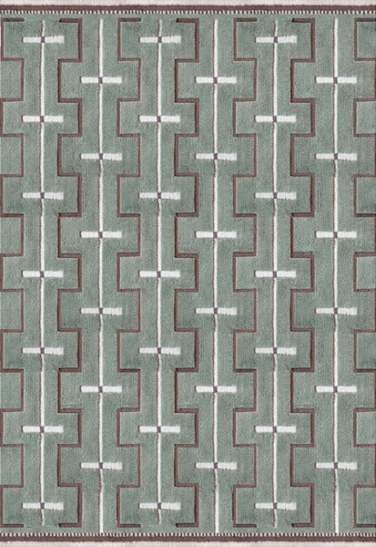 Tappeto di lana Johanna Wool Rug Sage Kommer Snart | LAYERED