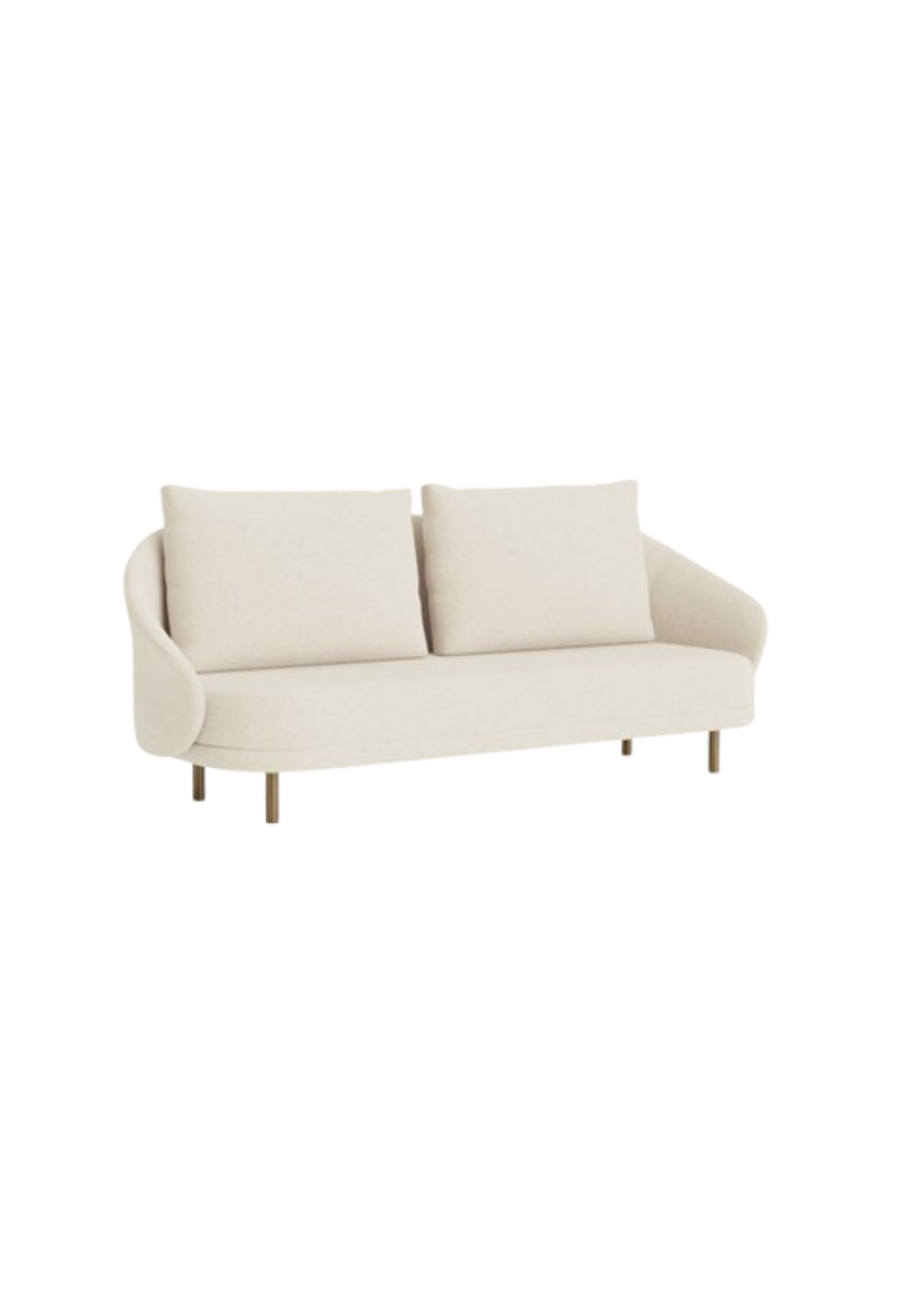 New Wave Sofa Brass / Barnum Bouclé 24 | NORR11