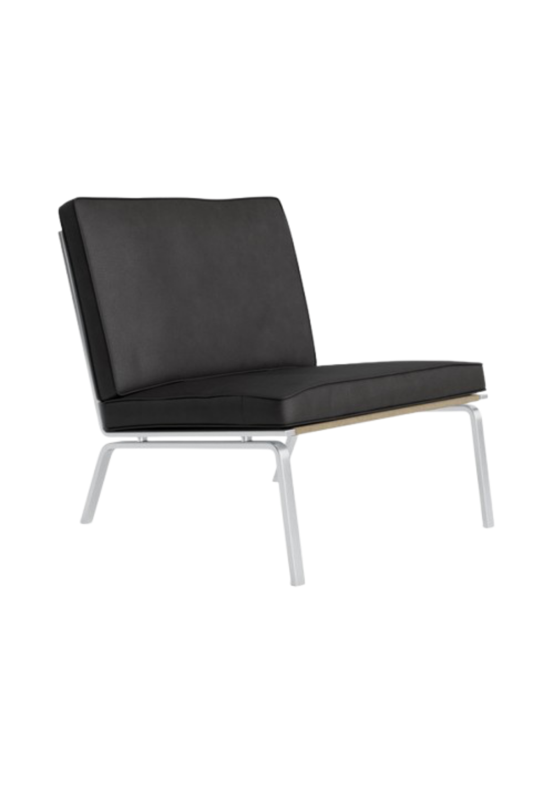 Man Lounge Chair Dunes Anthracite Leather | NORR11