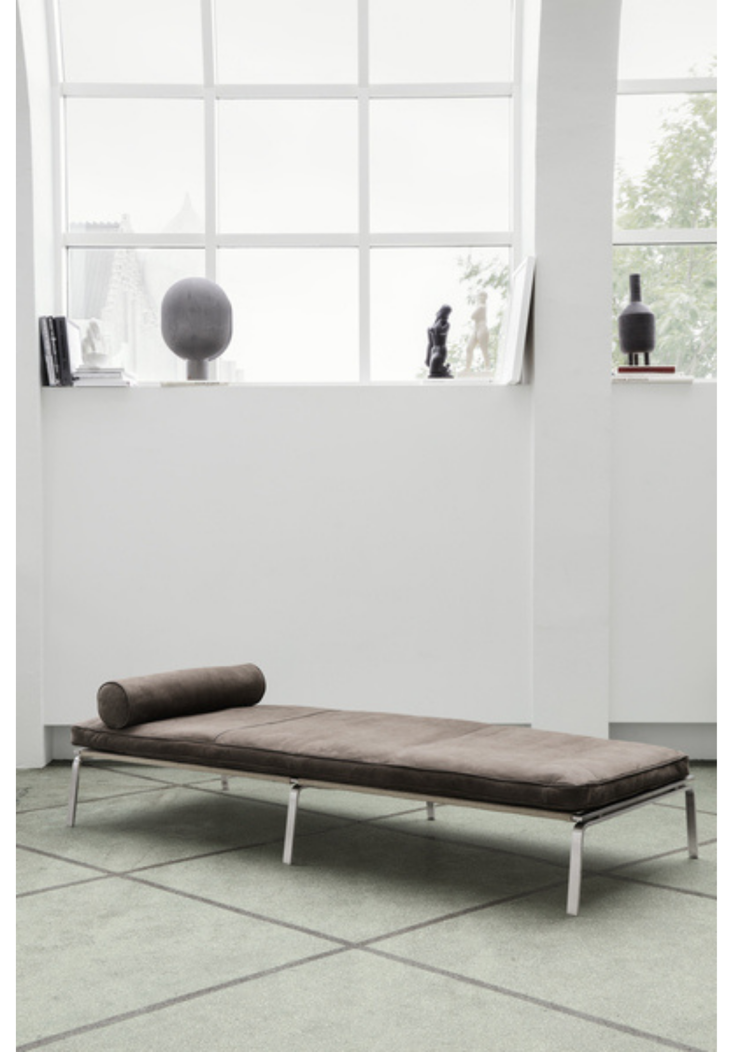 Man Daybed Sorensen Dunes - Dark Brown Leather 21001 | NORR11