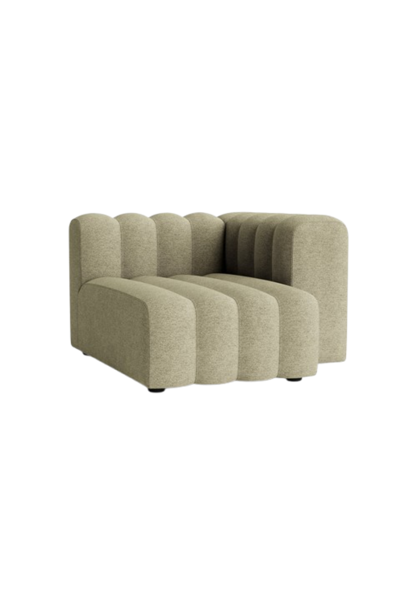 Studio Lounge Medium Left Short Armrest Barnum Bouclé Col. 07 | NORR11