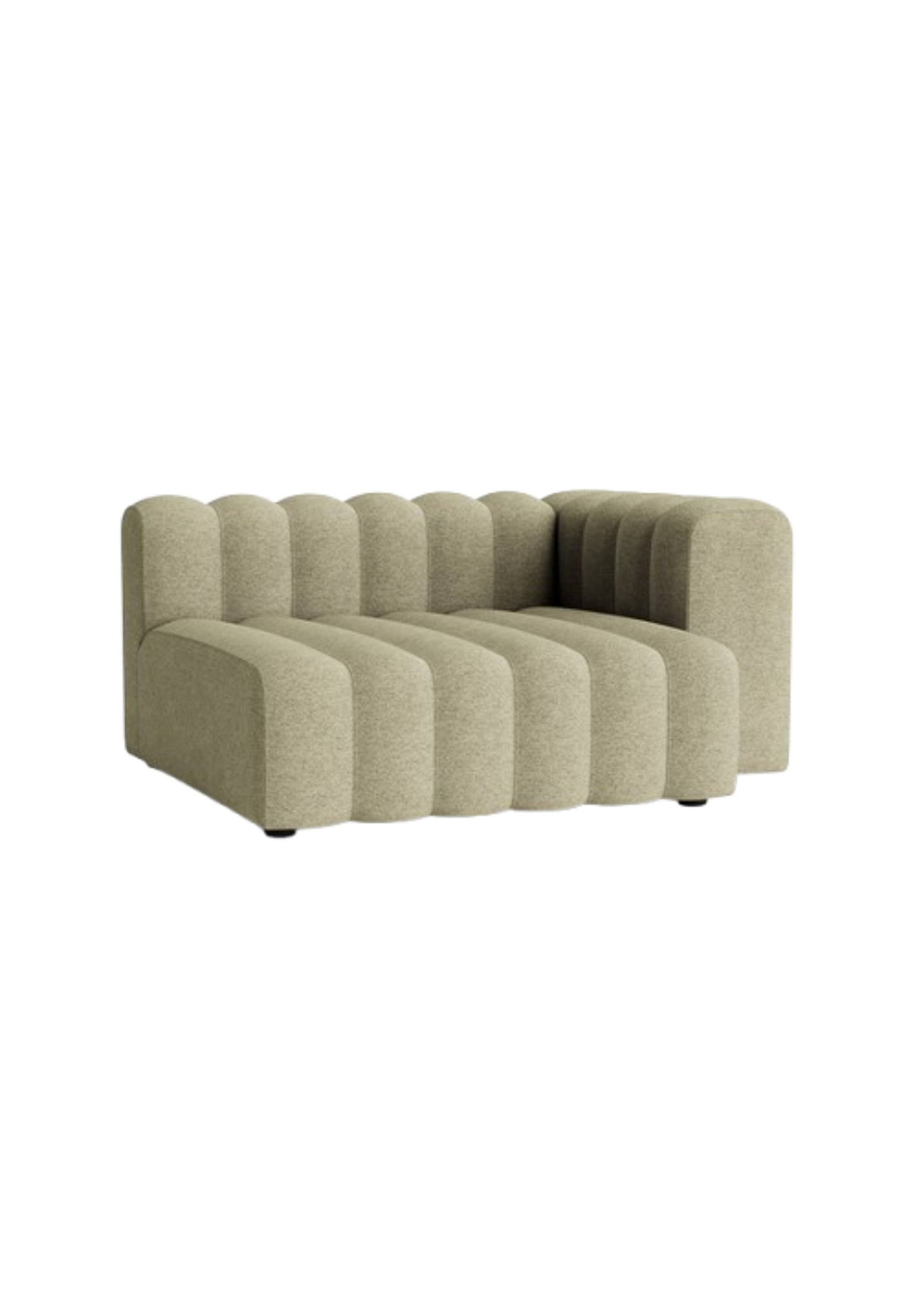 Studio Lounge Large Armrest Short Left Barnum Bouclé Col. 07 | NORR11