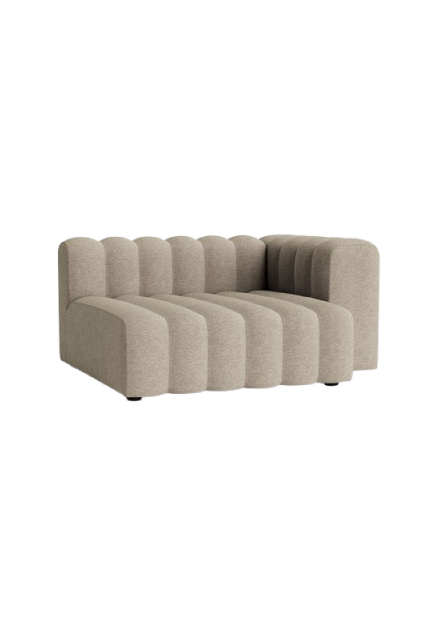Studio Lounge Large Armrest Short Left Barnum Bouclé Col. 03 | NORR11