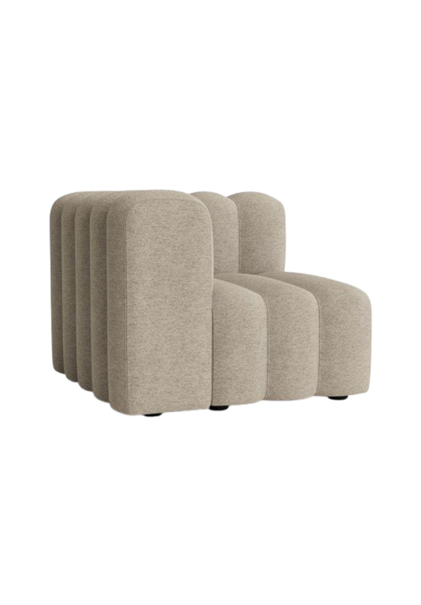 Studio Armrest Small Barnum Bouclé Col. 03 Right | NORR11